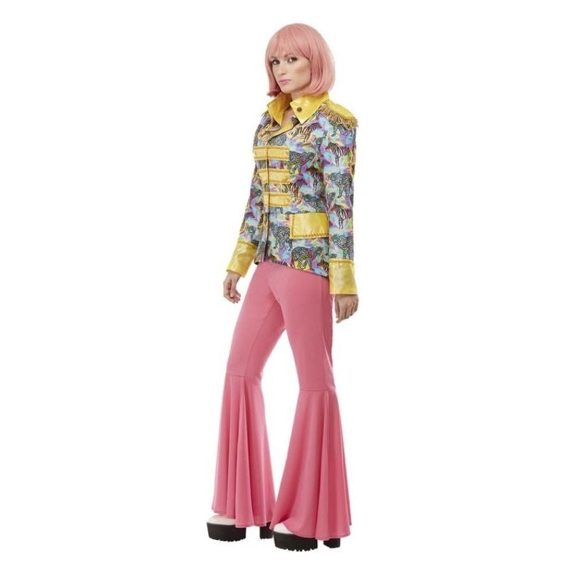 Carnival Jacket Blue and Yellow with Animal Print Design and Gold Trim 3