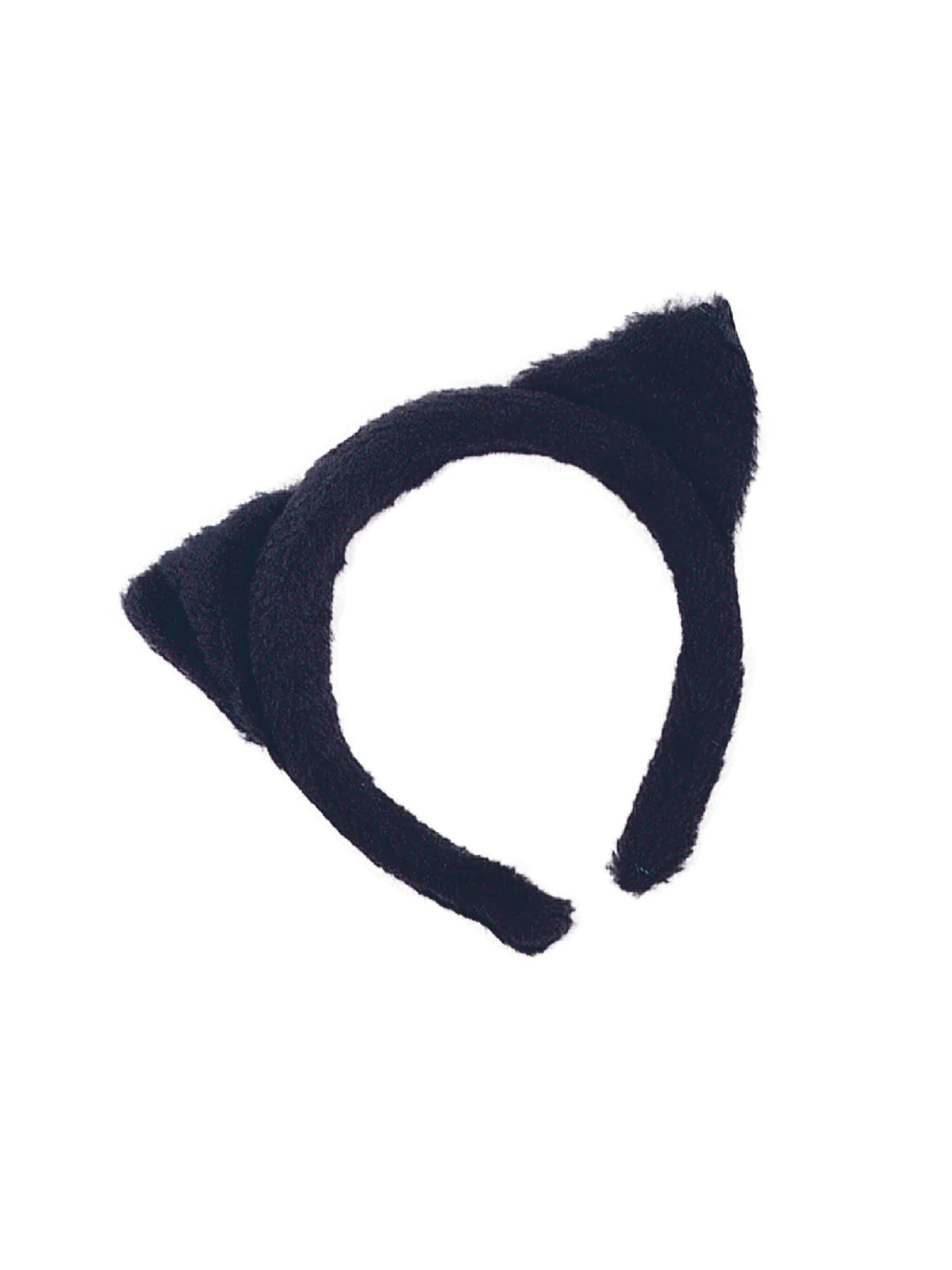 Cat Ears Black Fur Headband Instant Feline Disguise 2