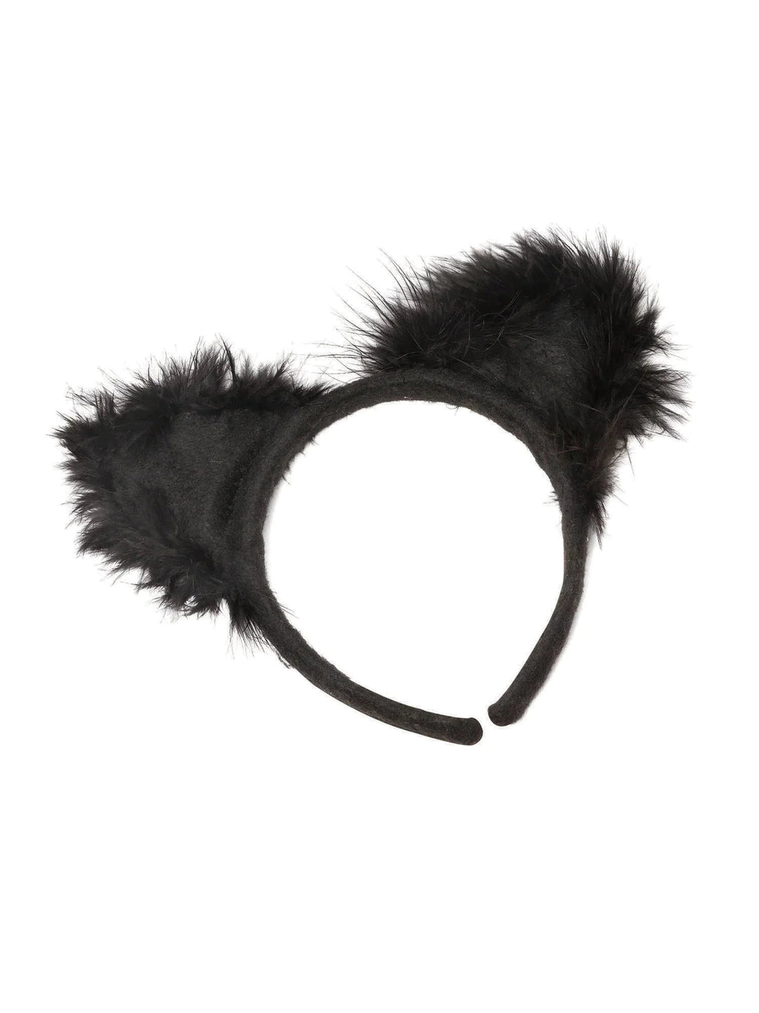 Cat Ears with Marabou on Headband