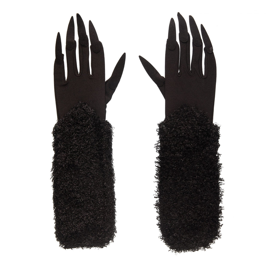 Cat Gloves with Claws Halloween Costume Accessory_1