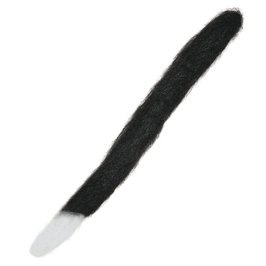 Cat Tail Black White Tip Costume Accessory_1