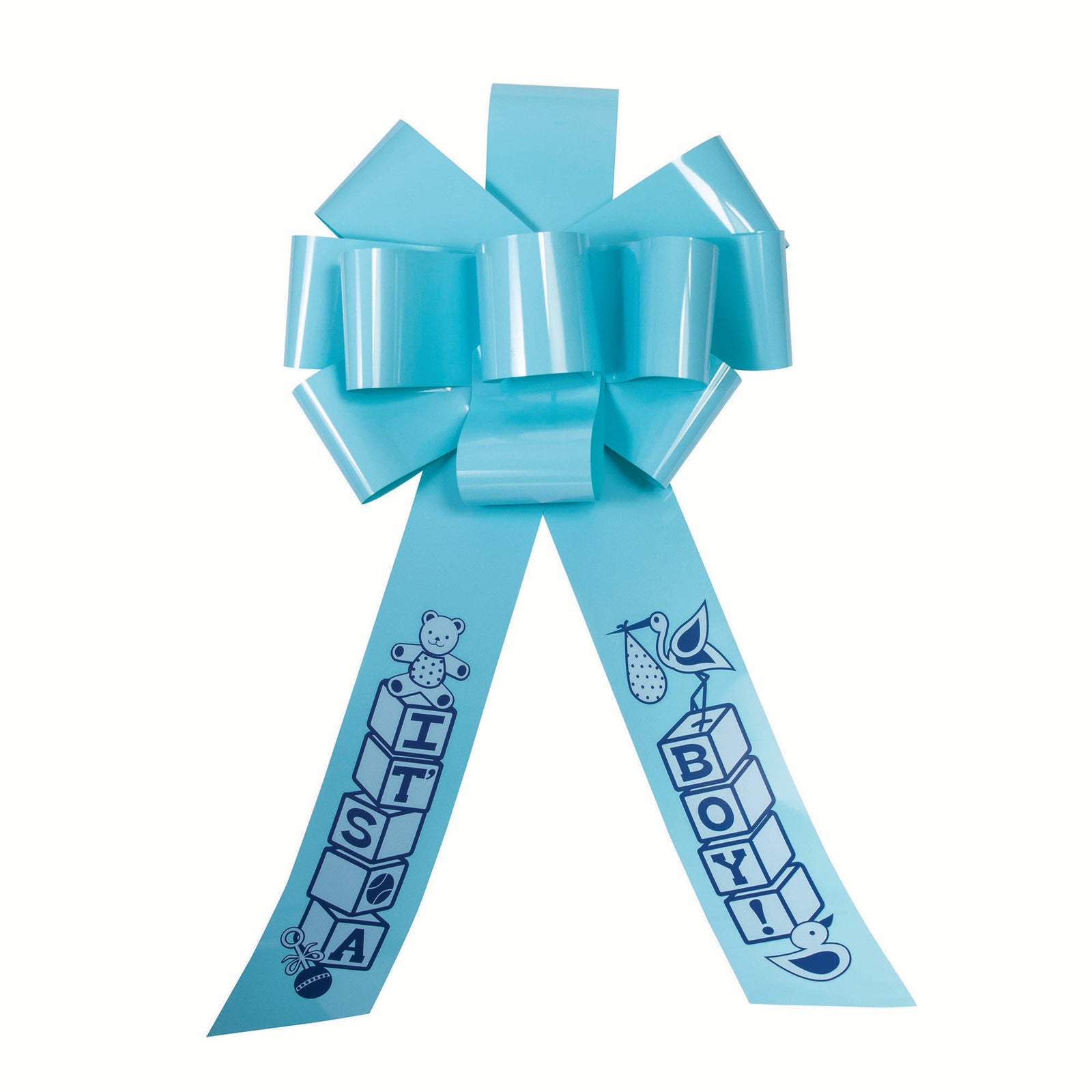Celebration Door Bow Its A Boy Blue Decoration 1