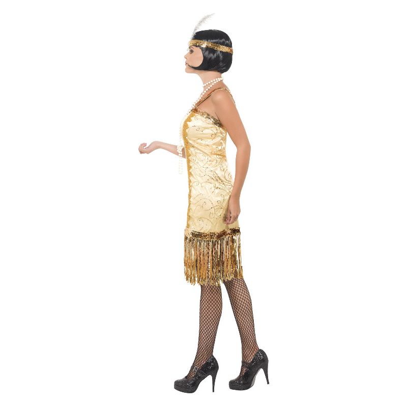 Charleston Flapper Costume Gold Adult_3