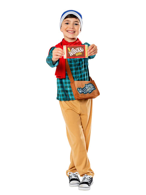 Charlie Bucket Kids Costume Willy Wonka Boy 1