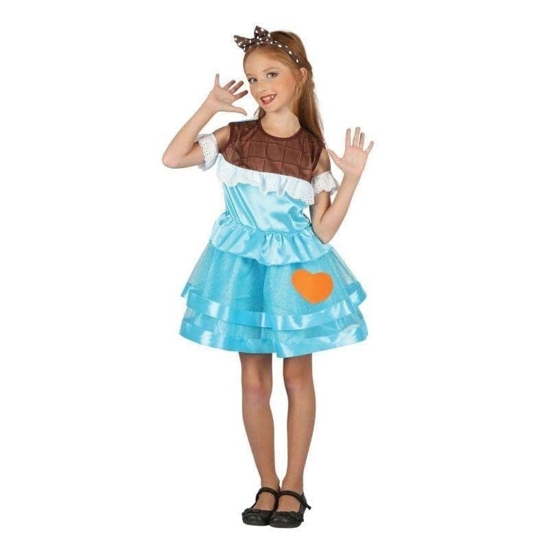 Cheeky Chocolate Costume Girls Dress 1