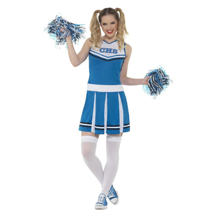 Cheerleader Costume Blue Adult_1