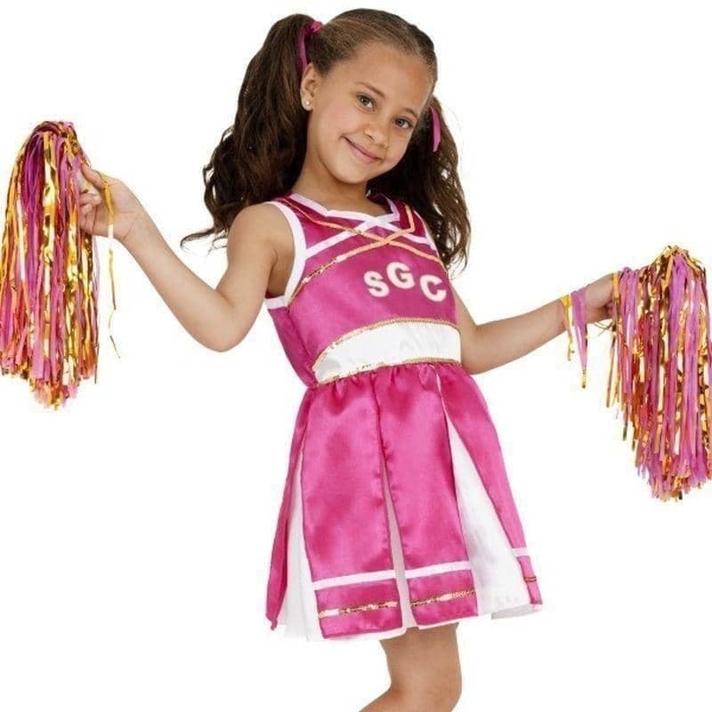 Cheerleader Costume Child Kids Pink_1