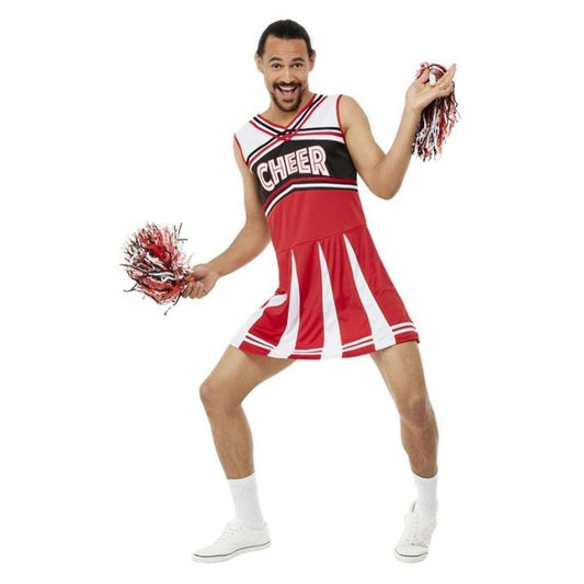 Cheerleader Give Me A Costume Adult Red White Dress 1