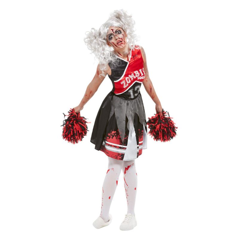 Cheerleader Zombie Costume Red Adult 1