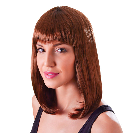 Chic Doll Brown Wig Shoulder Length Hair 1