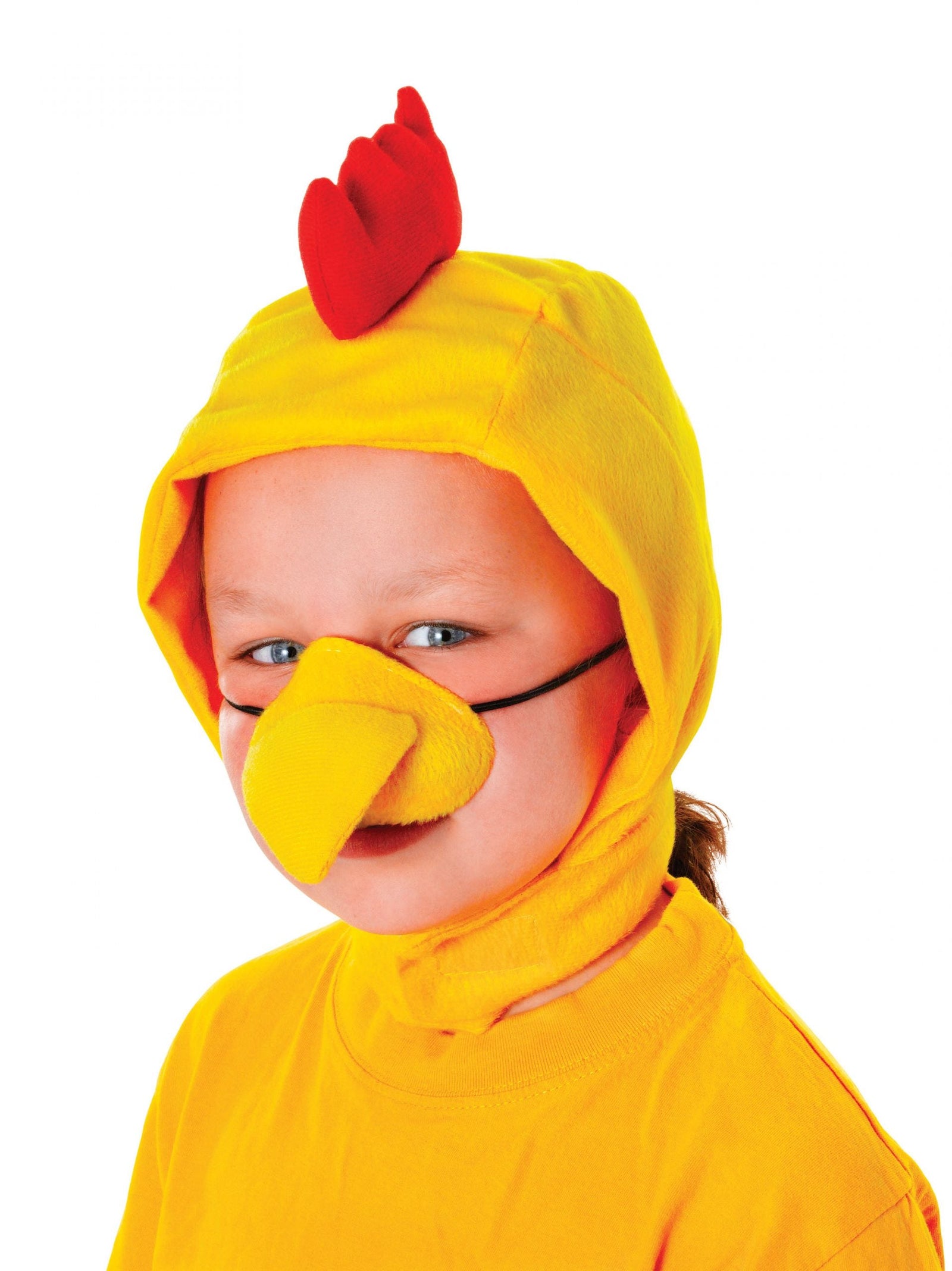 Chicken Set Childs Hood + Nose Instant Disguise Unisex 1
