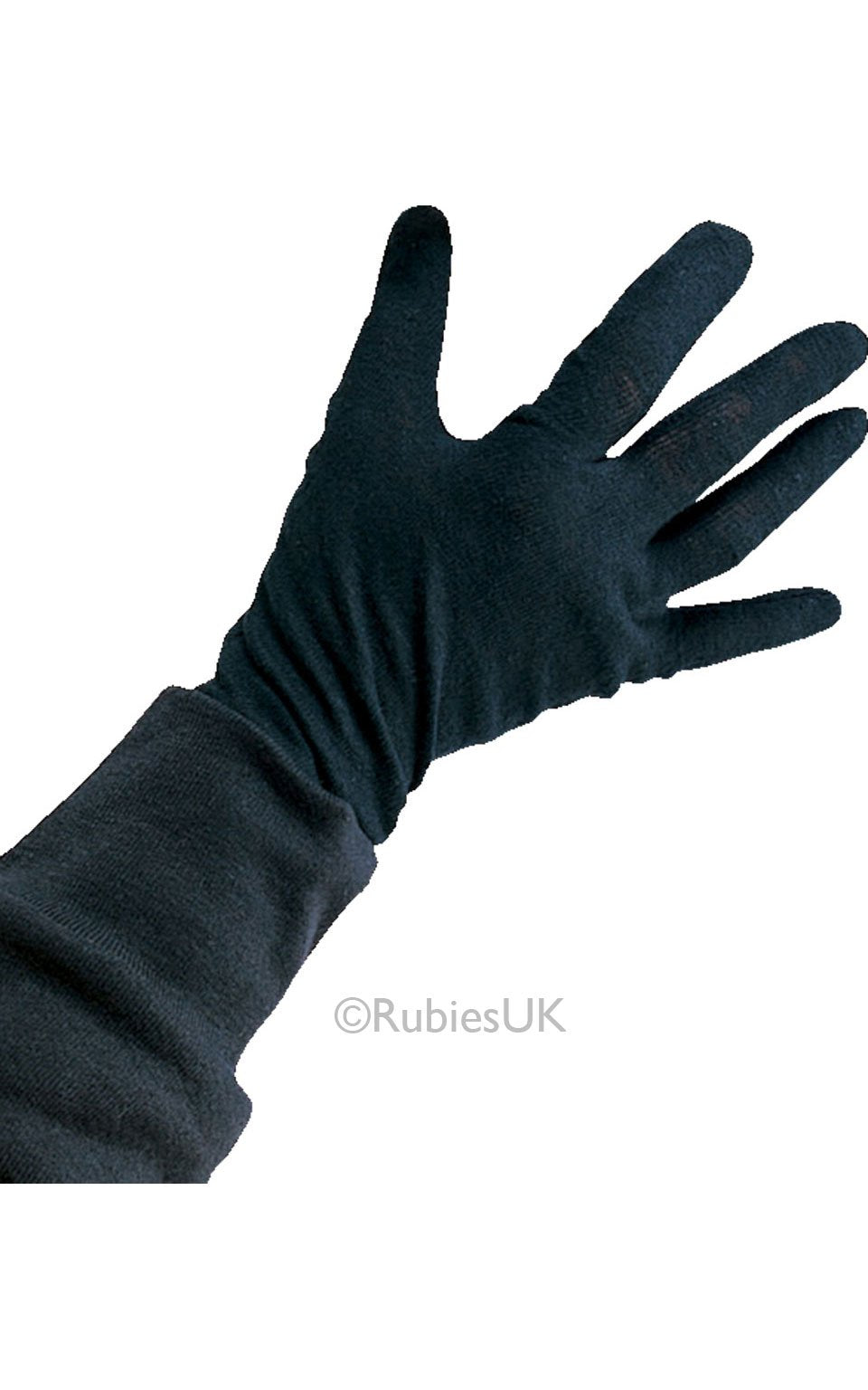 Child Black Cotton Gloves_1