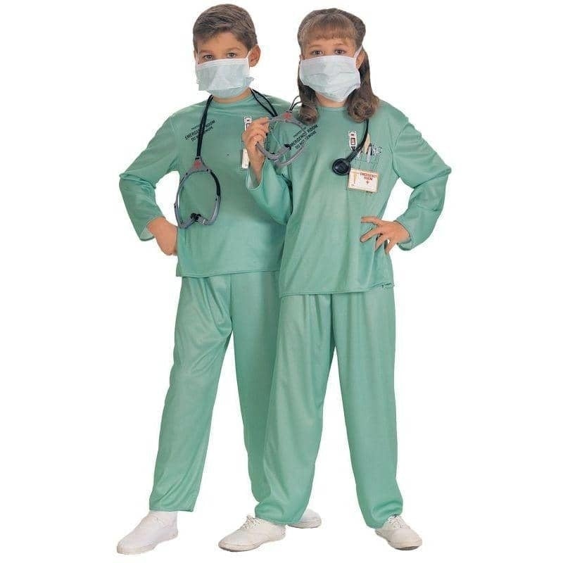 Childs E. R. Doctor Costume Scrubs 1