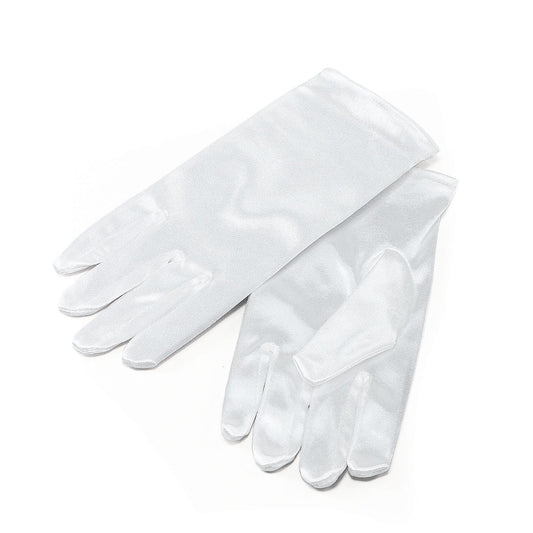 Childs Gloves White Magician  Costume Accessory 1