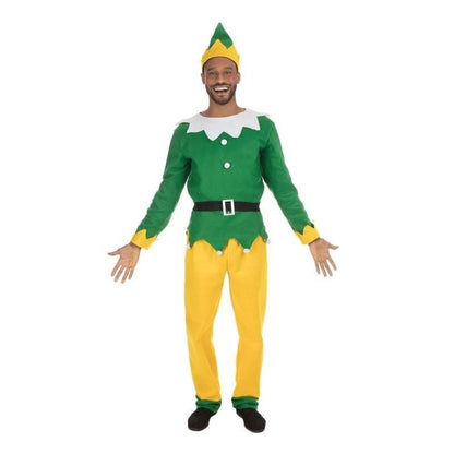 Christmas Helper Mens Elf Buddy Costume 1