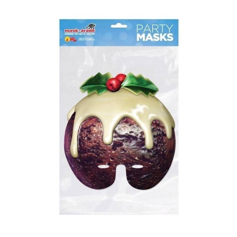 Christmas Pudding Character Face Mask 1