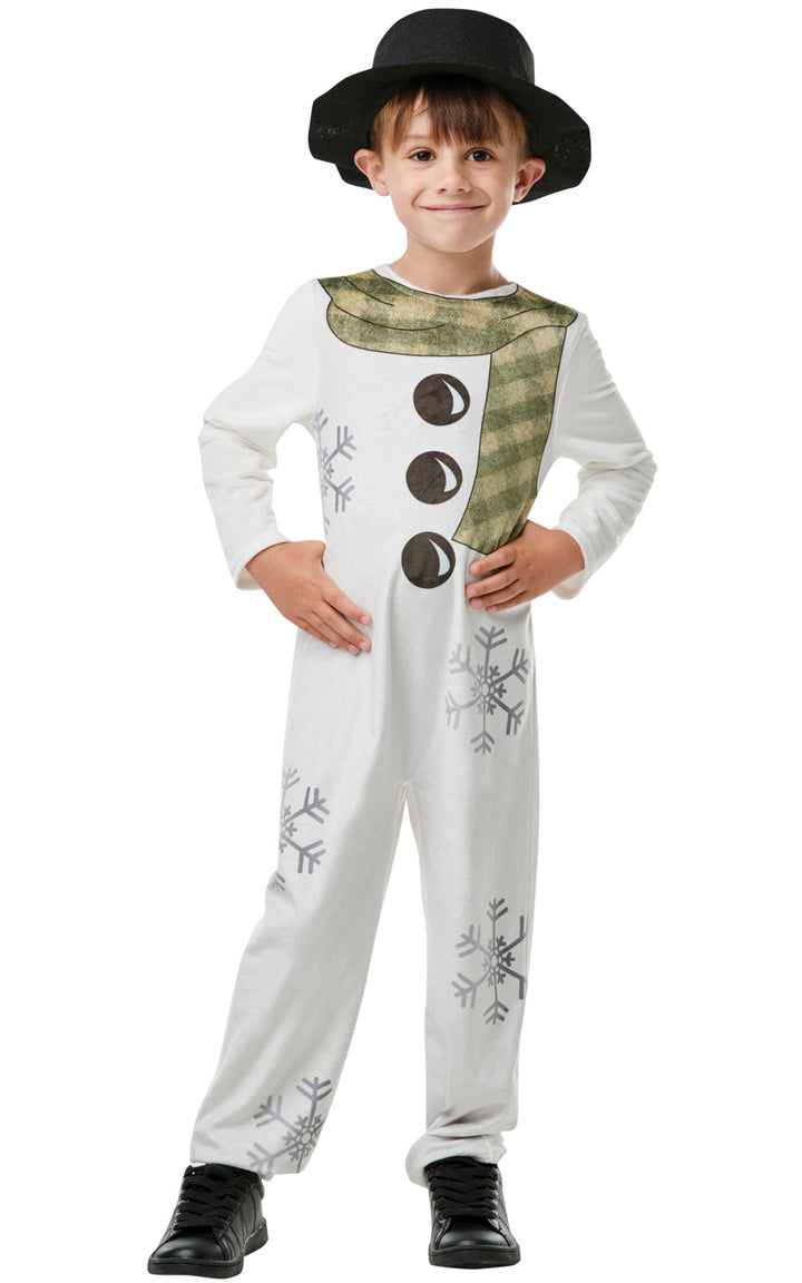 Size Chart Christmas Snowman Childrens Costume