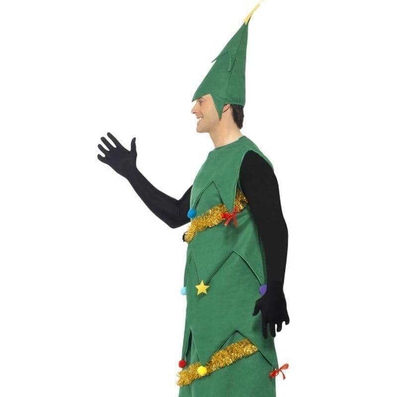 Christmas Tree Costume Adult Green with Hat_3