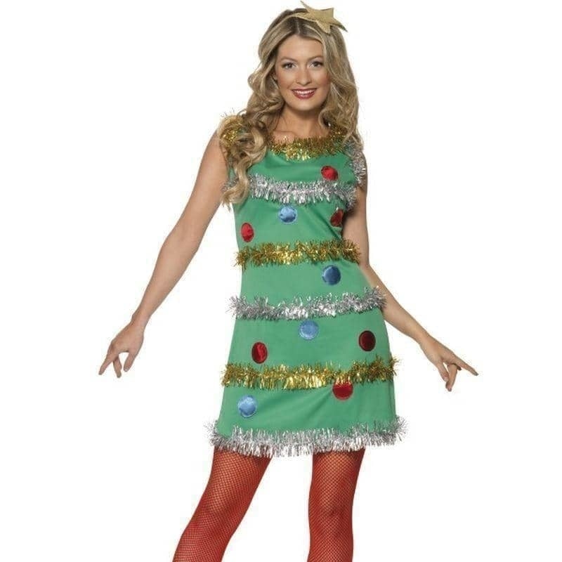 Christmas Tree Costume Ladies Dress_1