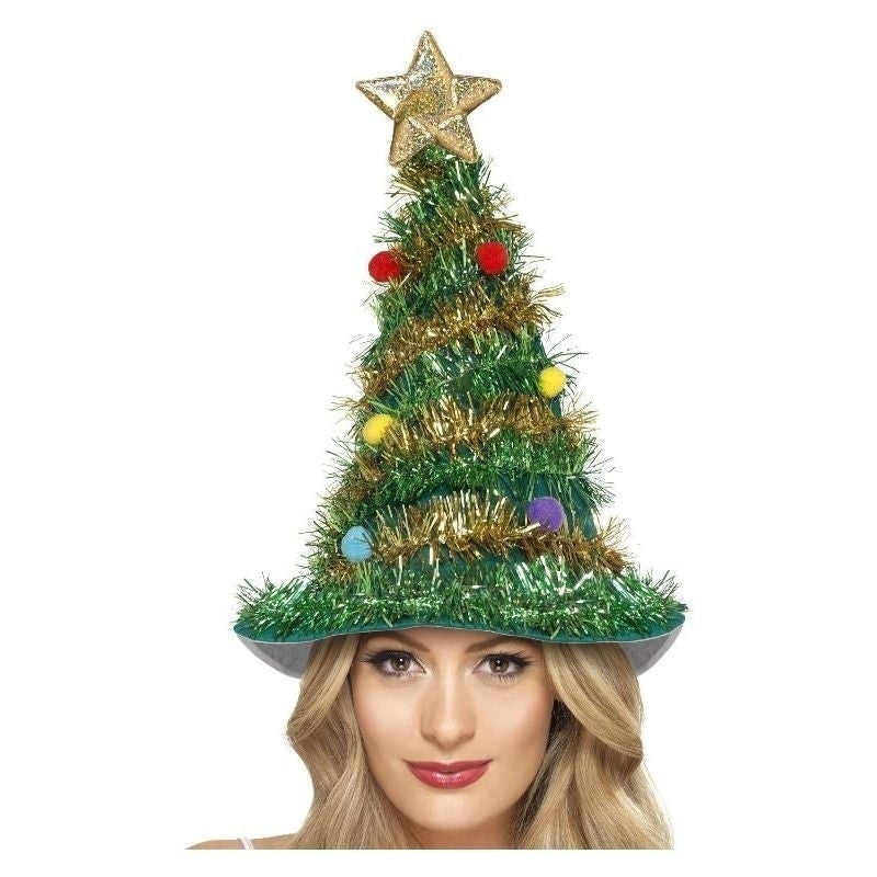Size Chart Christmas Tree Hat Adult Green