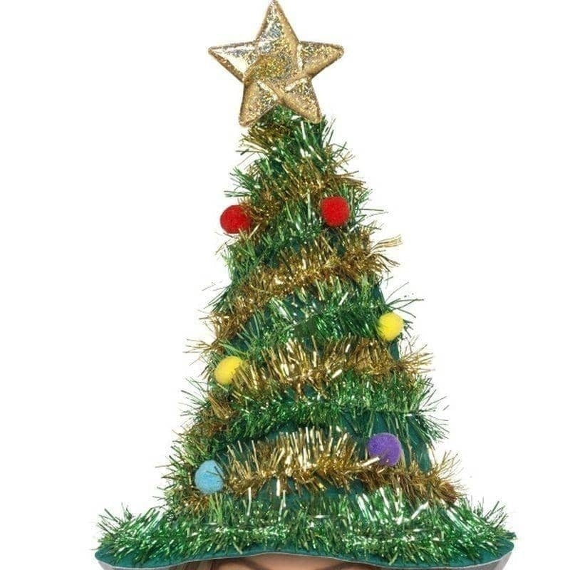 Christmas Tree Hat Adult Green 1