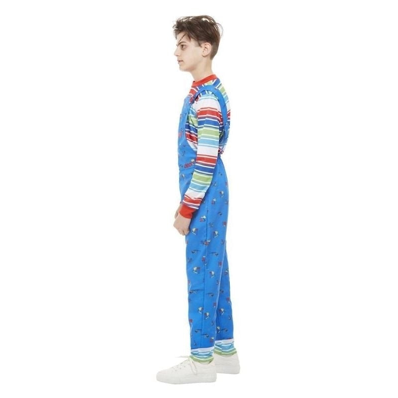 Chucky Costume Child Blue Dungarees and Top 2