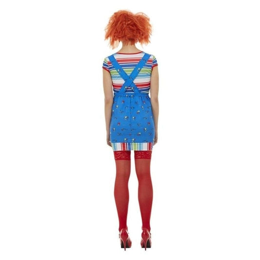 Chucky Costume Licensed Smiffys Adult Blue Dress Top 2