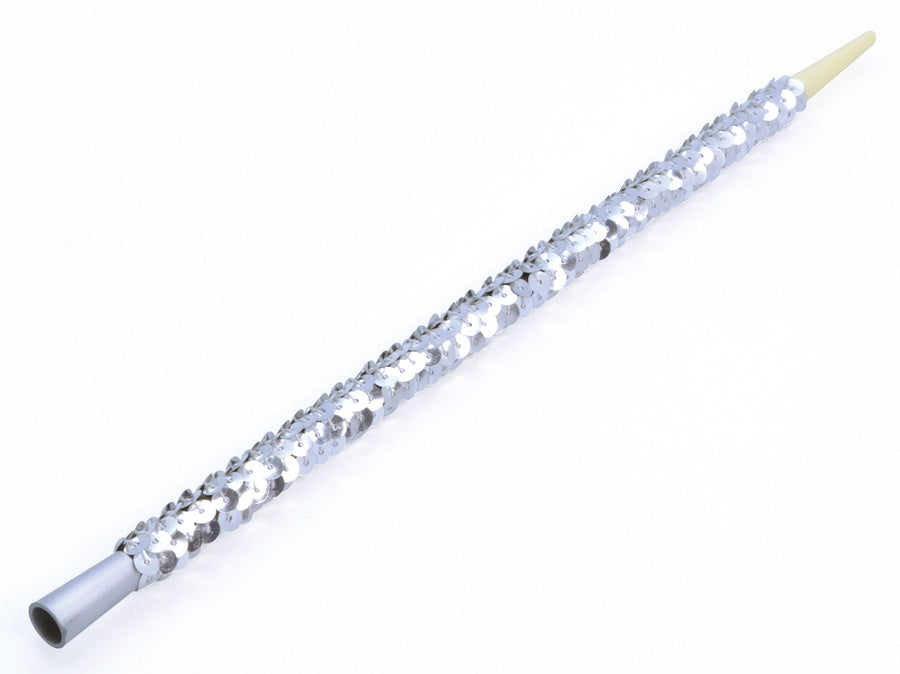 Cig Holder Long Silver Sequin Costume Accessory_1