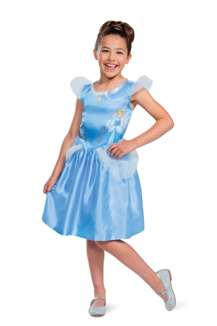 Cinderella Costume Child Disney Blue Dress_1