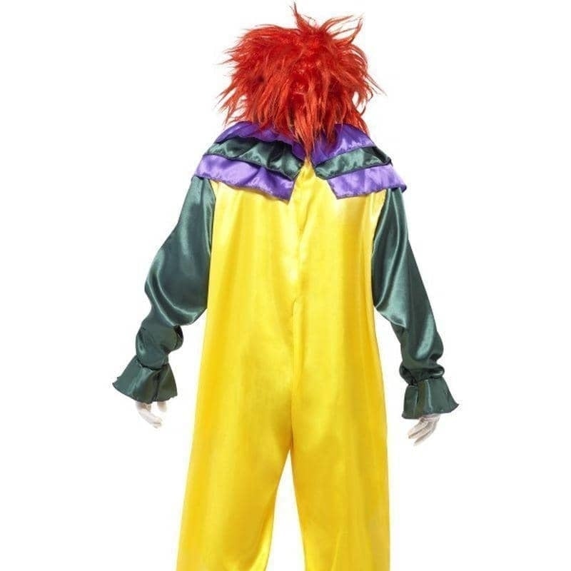 Classic Horror Clown Costume Adult Yellow_2