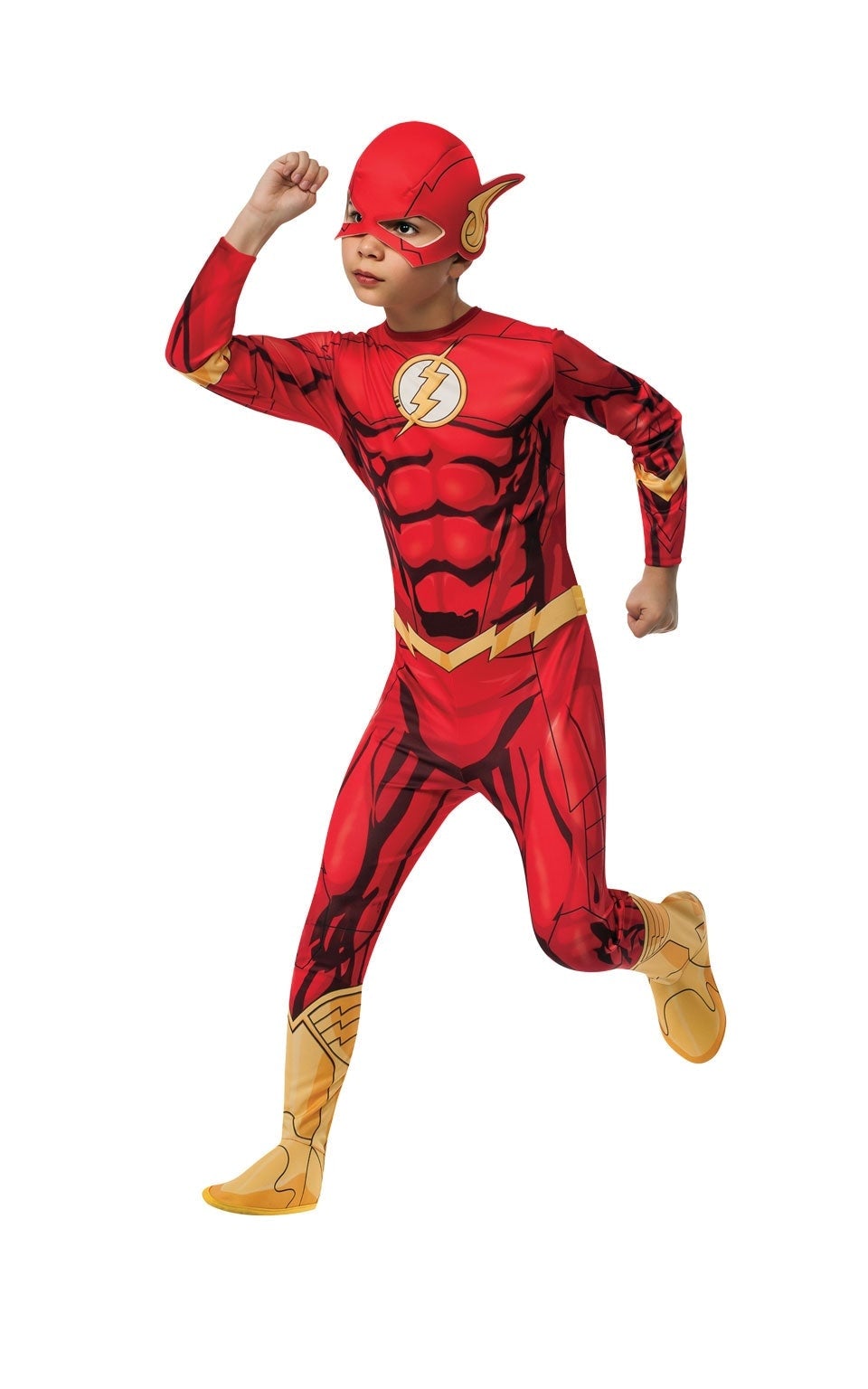Classic Kids The Flash Costume Red Jumpsuit 1
