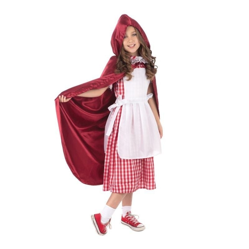 Classic Red Riding Hood Girls Costume 1