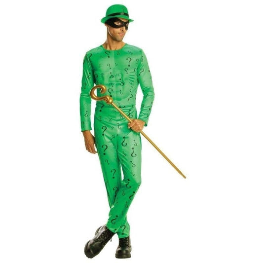 Classic Riddler Costume Batman Movie Villain Jim Carey 1