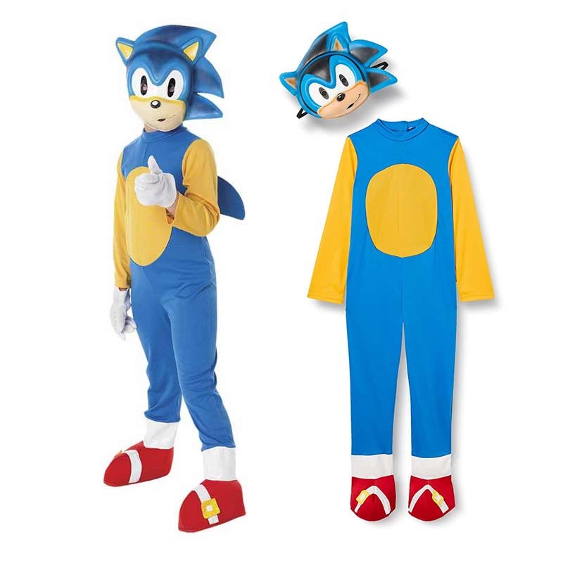 Classic Sonic The Hedgehog Costume for Kids 2