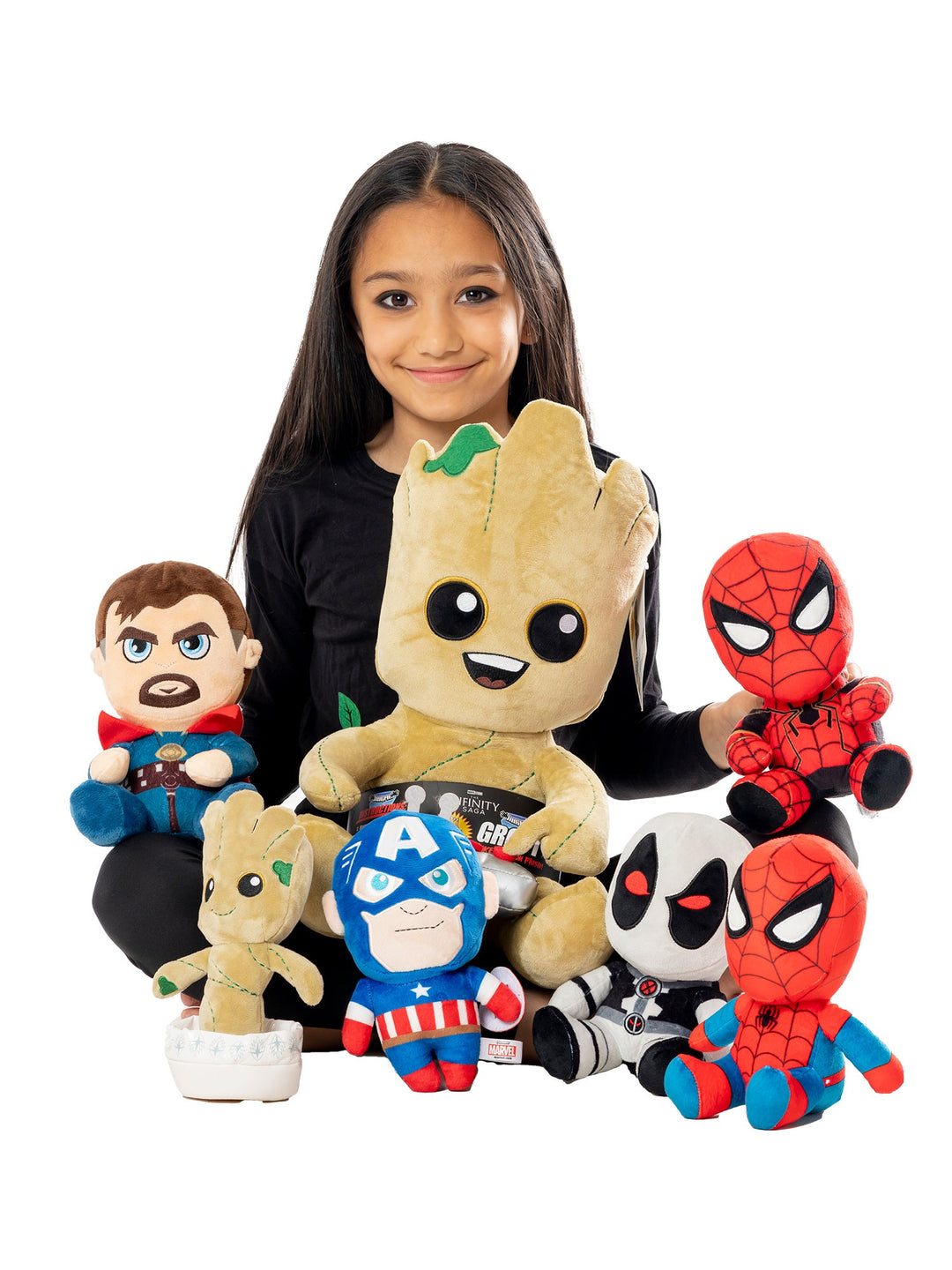 Size Chart Classic Spider Man Sitting Plush Phunny Kidrobot Soft Toy