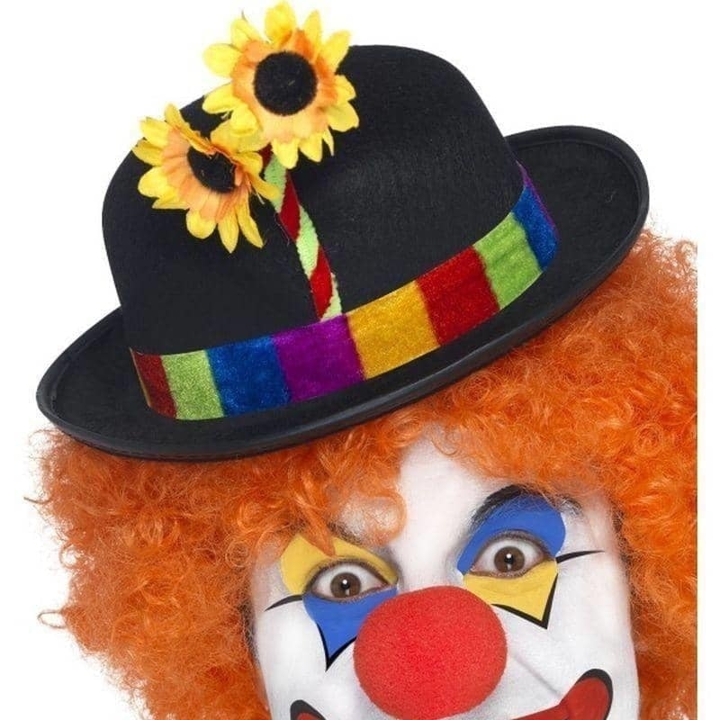 Clown Bowler Adult Black_1
