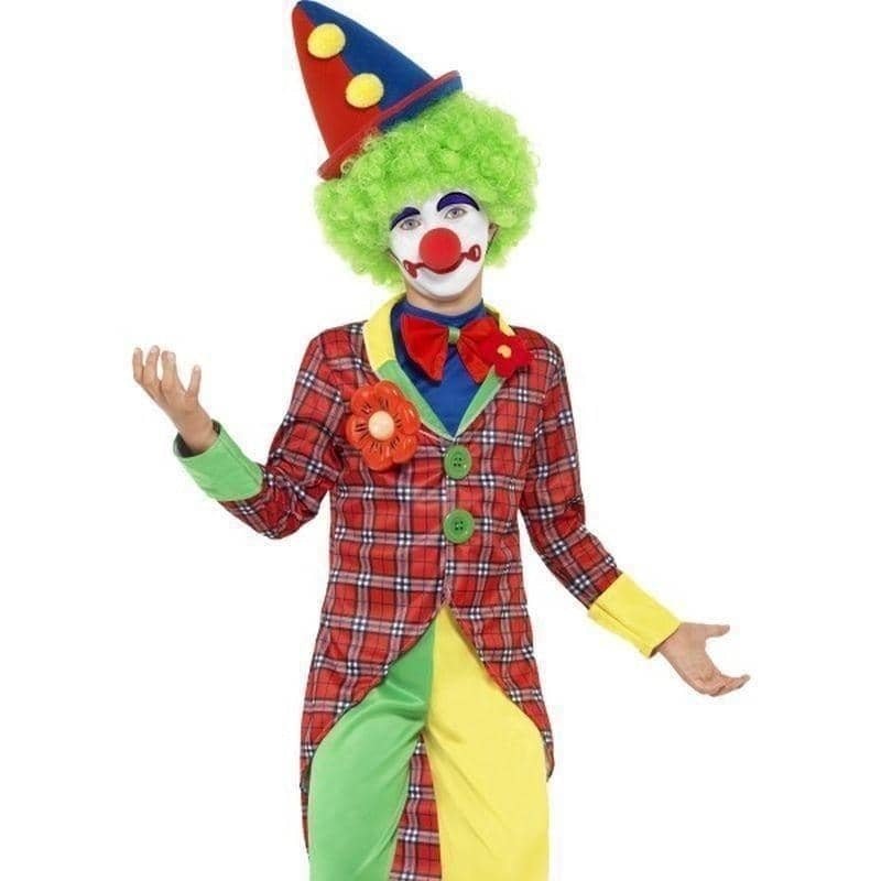 Clown Costume Kids Red Green_1