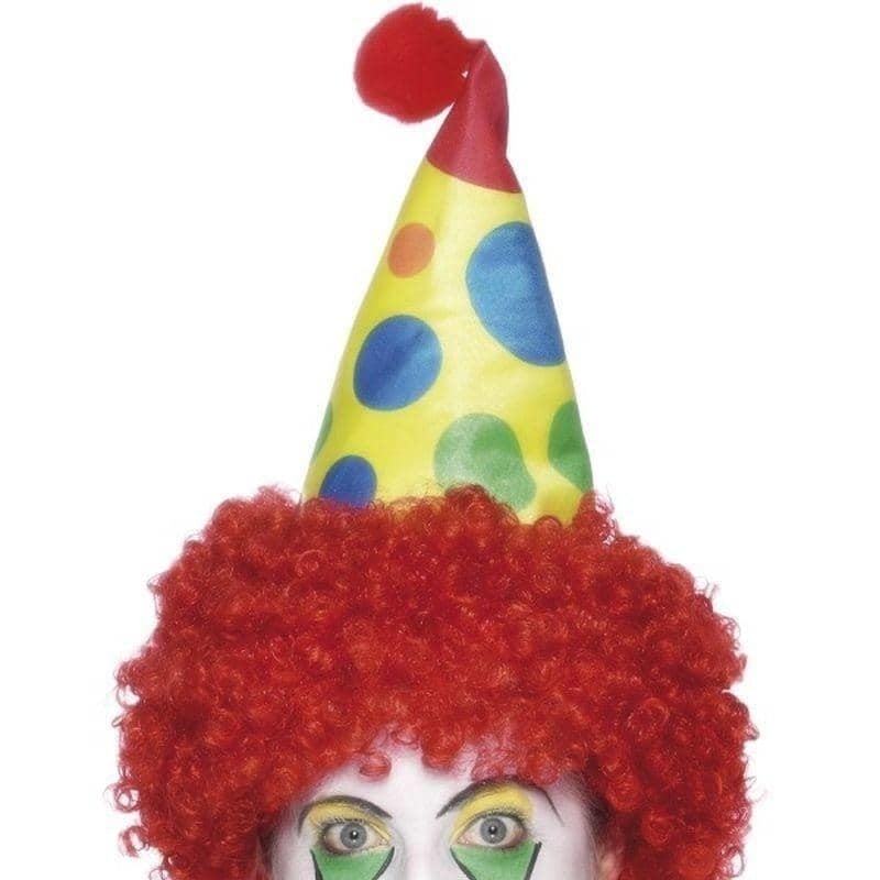 Clown Hat Adult Red_1