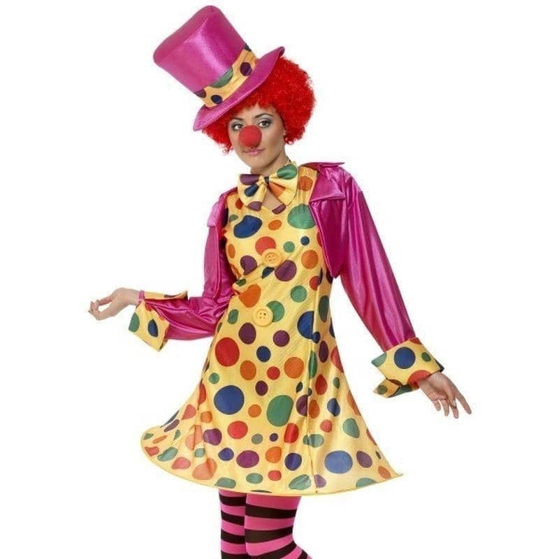 Clown Lady Costume Polkadot Ladies Dress_2