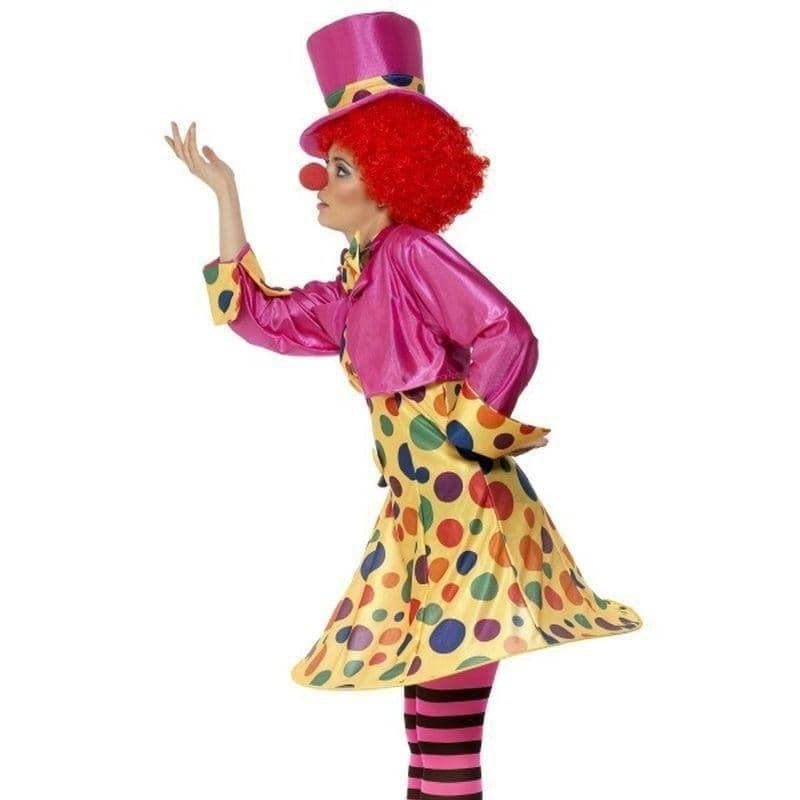 Clown Lady Costume Polkadot Ladies Dress 4