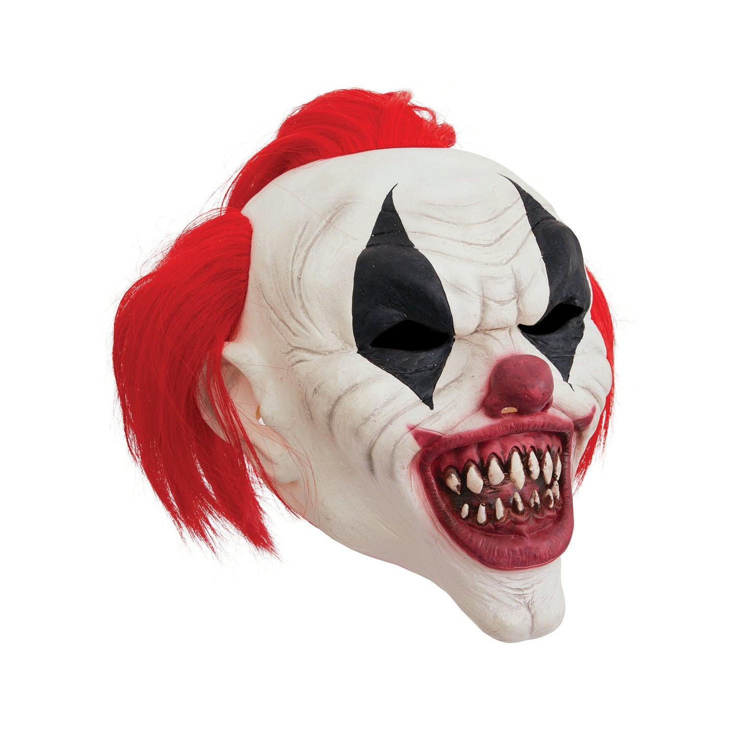 Clown Mask Crazy Red Hair 1