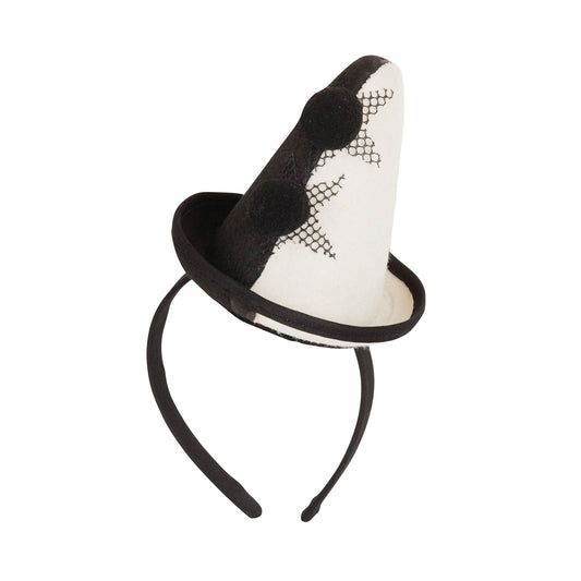 Clown Pierrot Hat Mini On Head Band 1