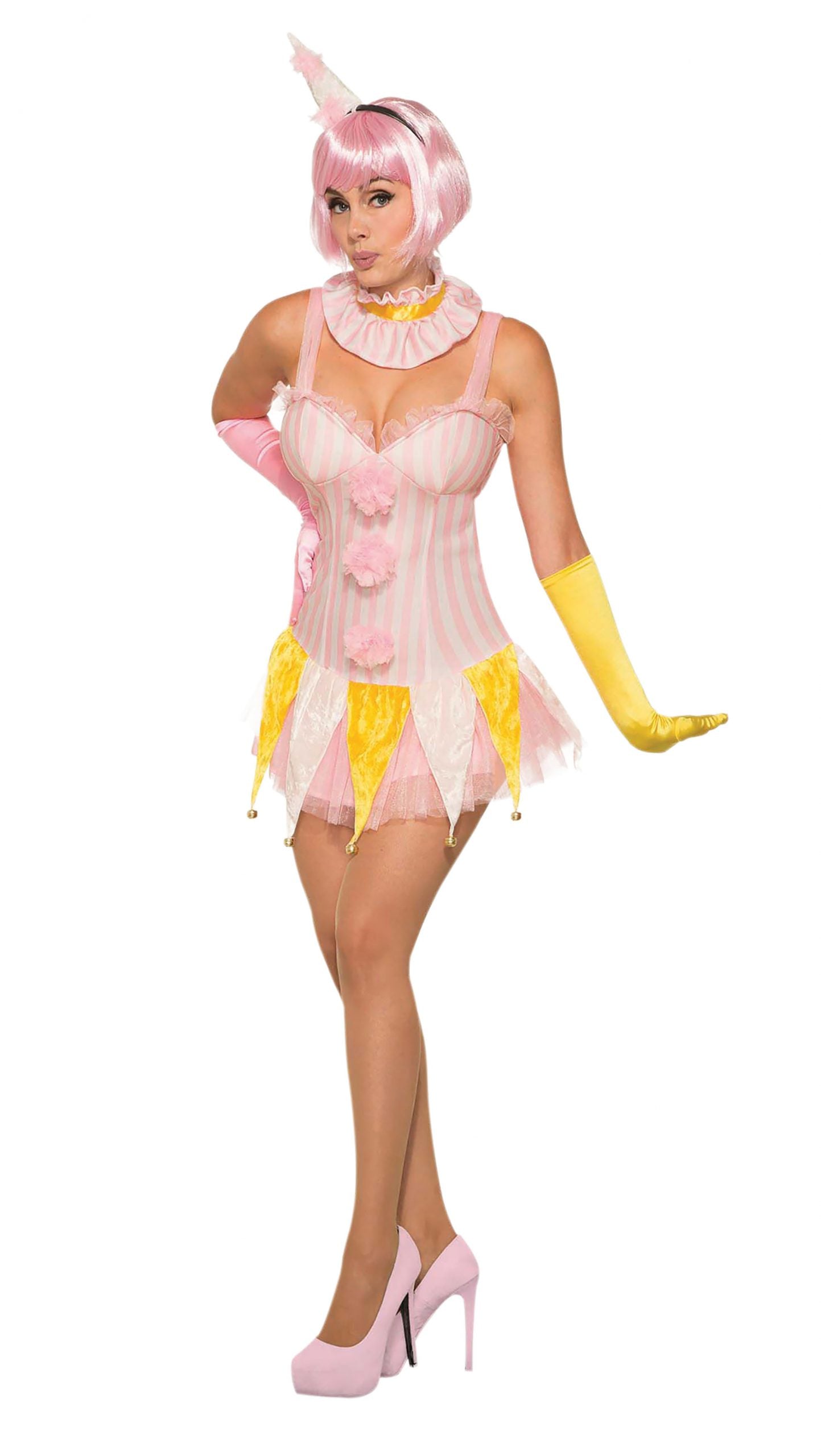 Clown Pin Up Costume Dress 1