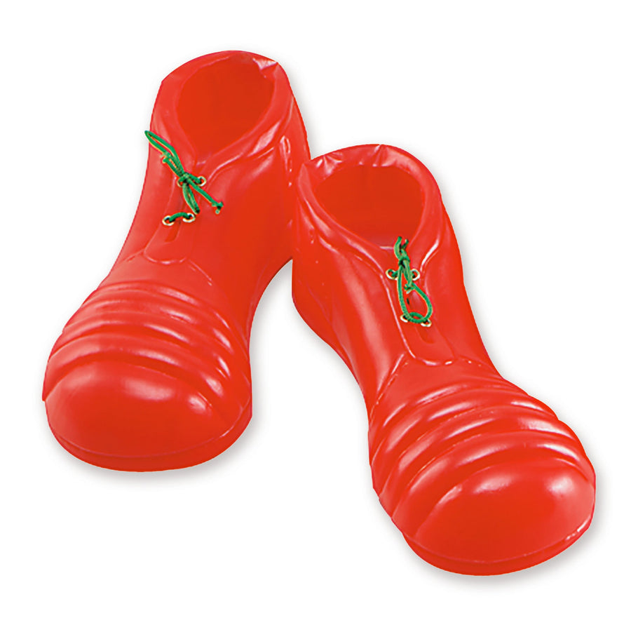 Clown Shoes PVC Red Adult Costume Accessories Unisex_1