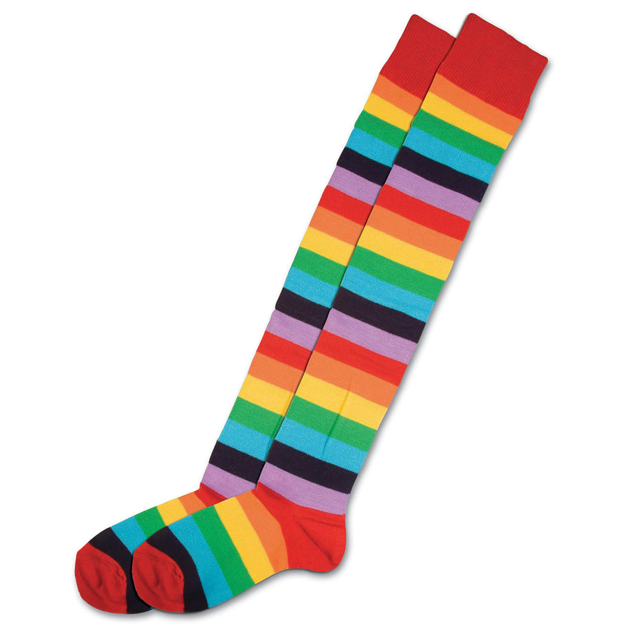 Clown Socks Multi Coloured Costume Accessory_1