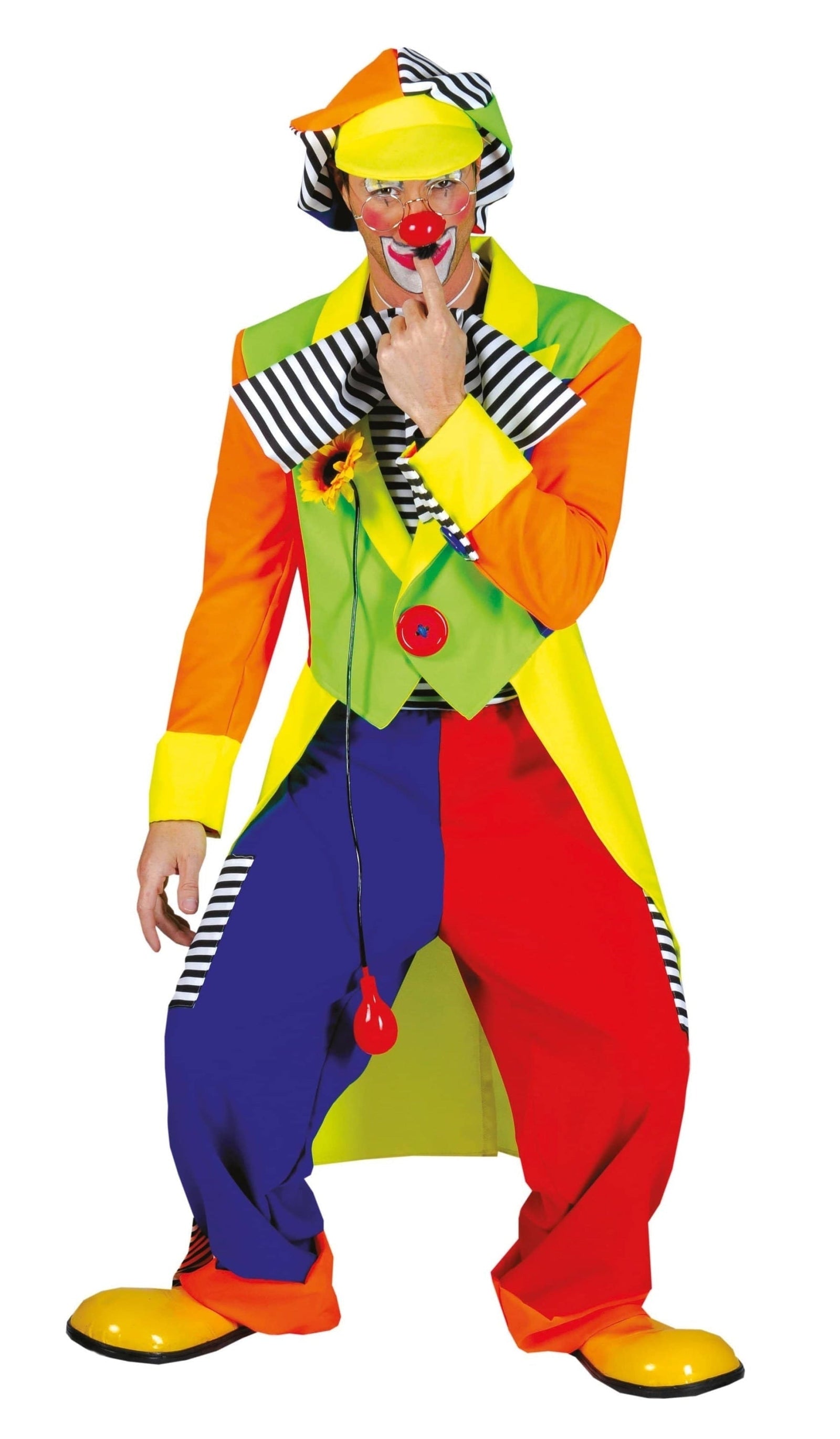 Clown Tailcoat + Trousers Male Costume 1