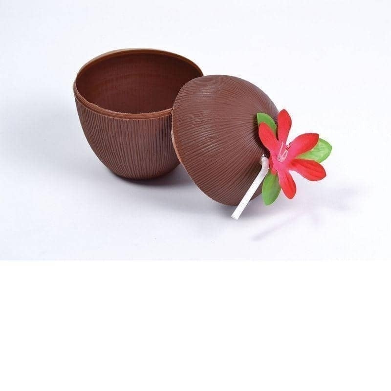 Coconut Cup Flower + Straw Costume Costume Accessory 2