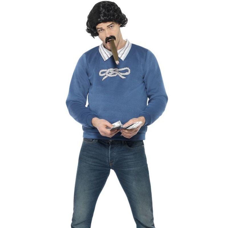 Colombian Gangster Costume Adult Blue 1
