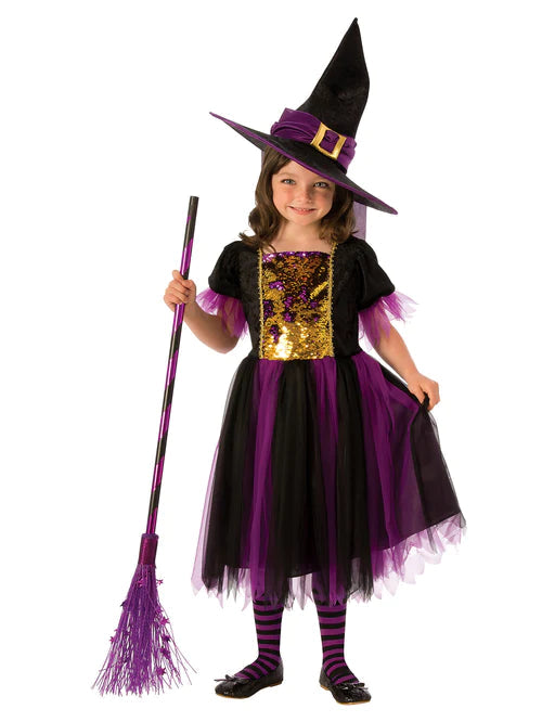 Colour Magic Witch Costume for Kids_1