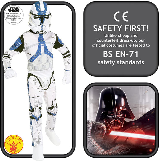 Clone Trooper Costume for Kids Commander Rex 501st Regiment 2